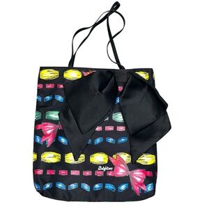 Brighton Take a Beau Black Large Bow Tote Bag Shopper Handbag Purse